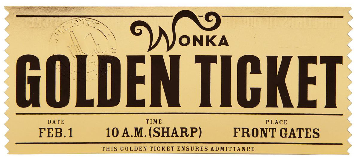 Golden Ticket Clip Art