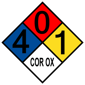 Hazmat  Nfpa Diamond   Nfpa Printed 401cor Ox   Safety Signs Labels