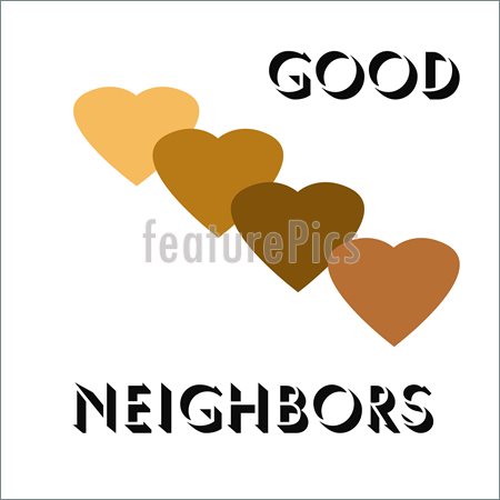 Illustration Of Good Neighbors  Clip Art To Download At Featurepics