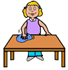 Indoor Cleaning   Chores Clipart