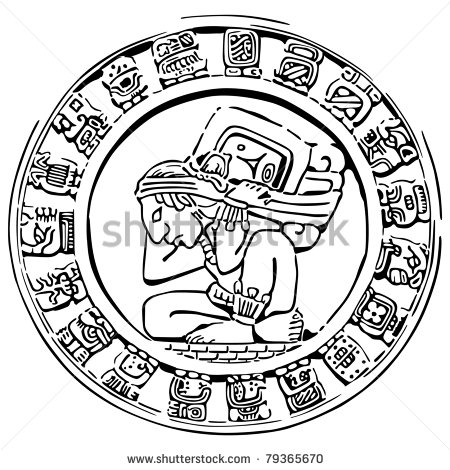 Mayan Calendar Icon   Stock Vectors  79365670