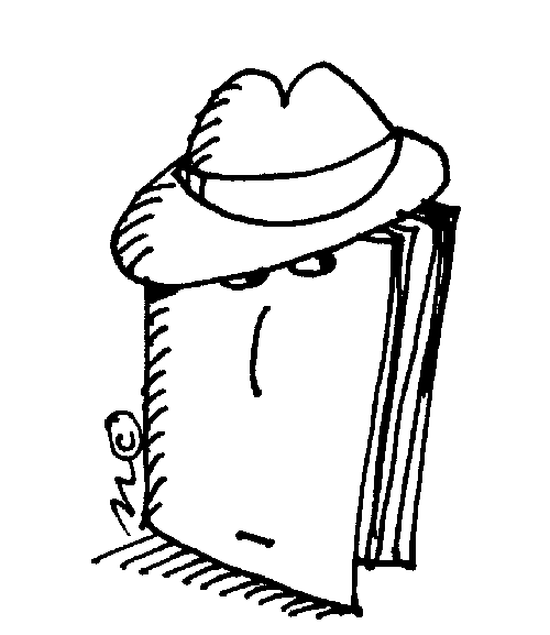 Mystery Person Clip Art Busy Author