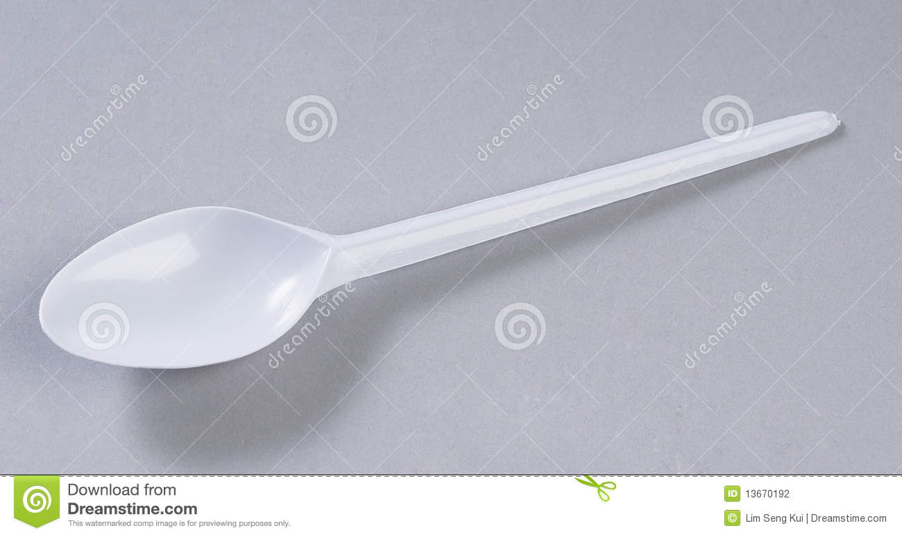 Plastic Spoon Stock Photography   Image  13670192
