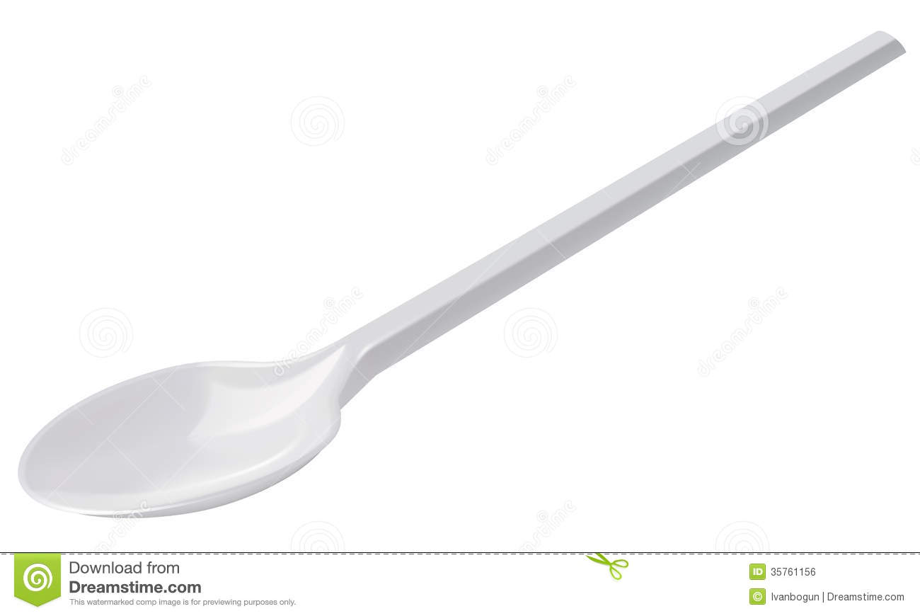 Plastic Spoon  Vector Illustration Royalty Free Stock Image   Image