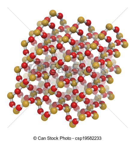Quartz  A Quartz Sio2  Crystal Structure  Atoms Are Represented As    
