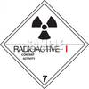 Radiation Hazmat Placard   Royalty Free Clipart Picture