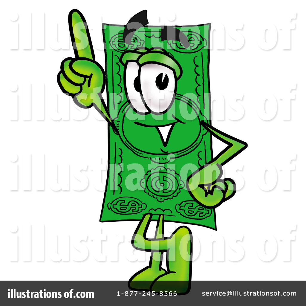 Royalty Free  Rf  Dollar Bill Clipart Illustration  8394 By Toons4biz