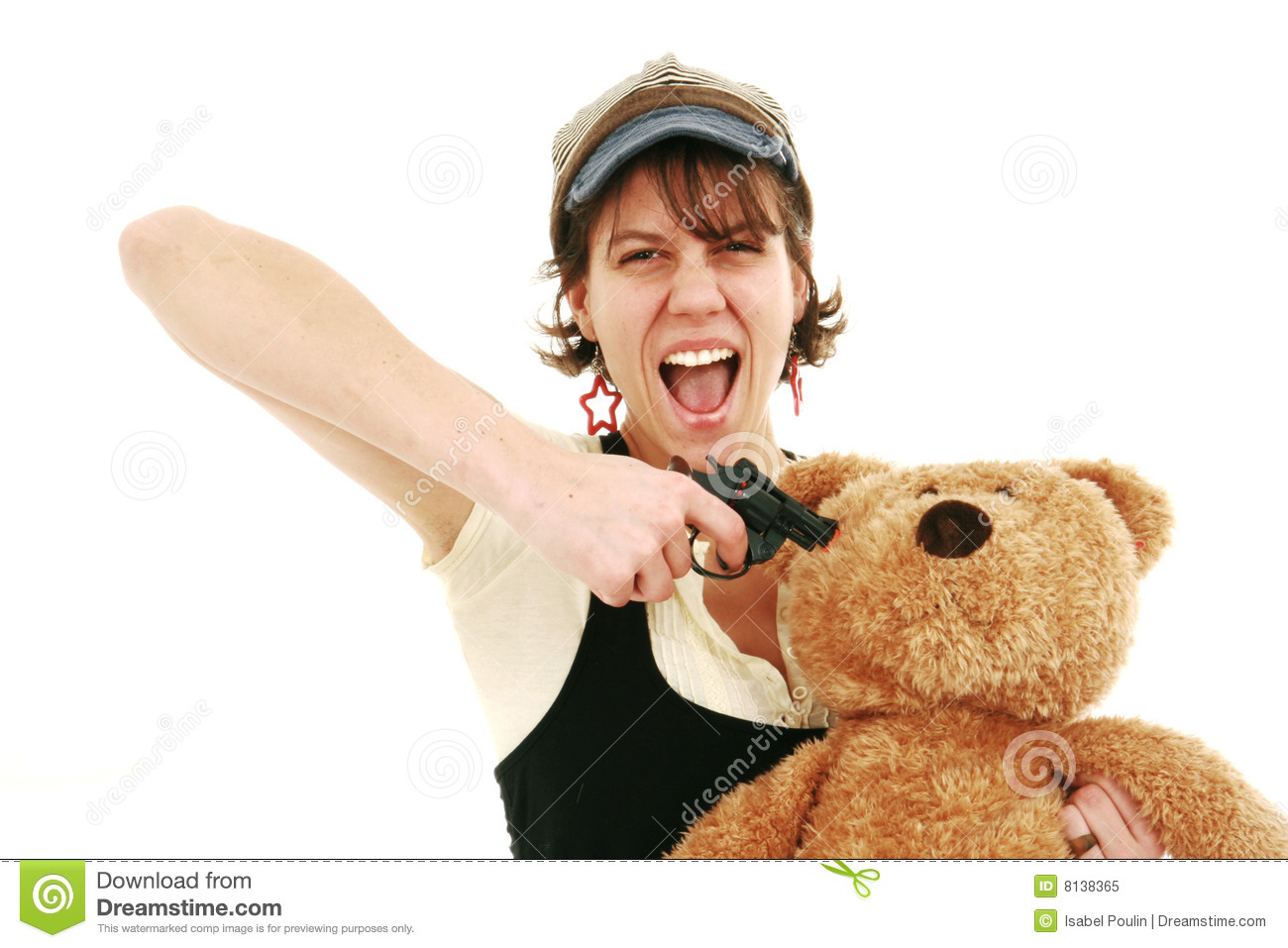 Teddy Bear Hostage Royalty Free Stock Photo   Image  8138365