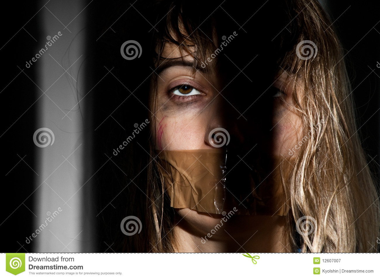 Woman Hostage Royalty Free Stock Photography   Image  12607007