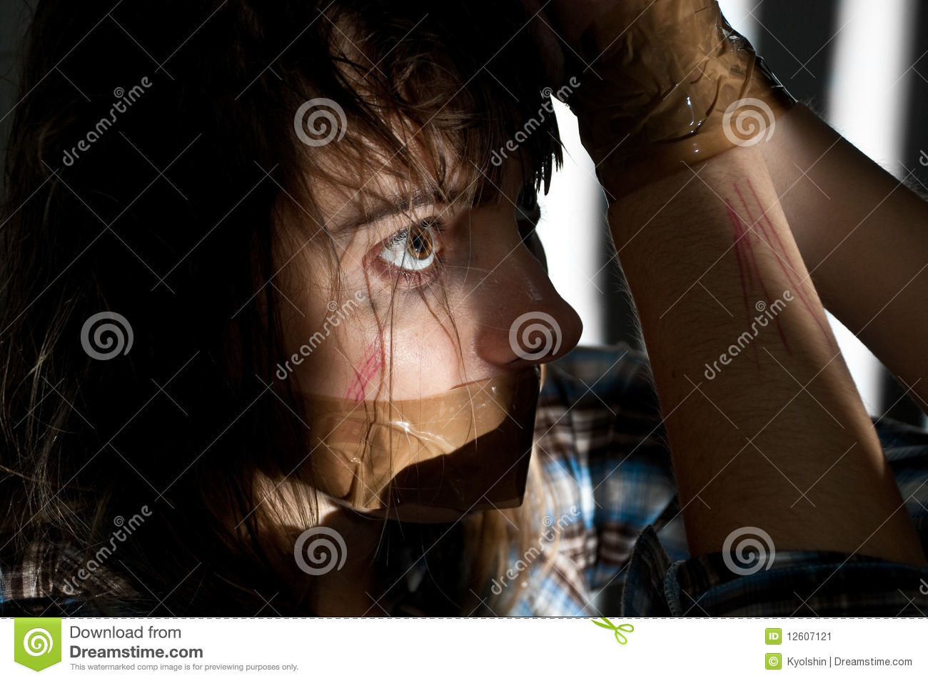 Woman Hostage Stock Image   Image  12607121