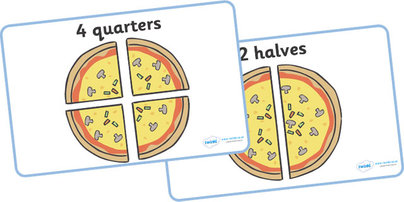     Art Of Pizza Cut Into Fractions Clipart   Cliparthut   Free Clipart
