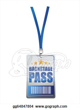 Backstage Pass Vip Illustration Design