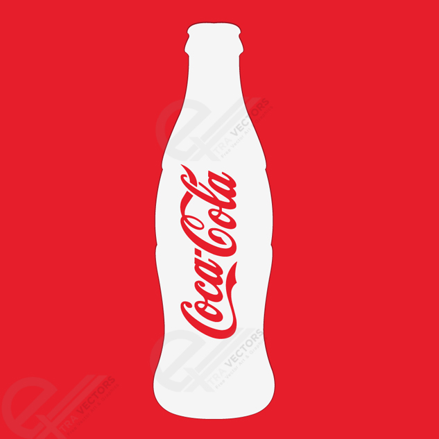 Coca Cola Bottle Silhouette Vector   Indika S Blog