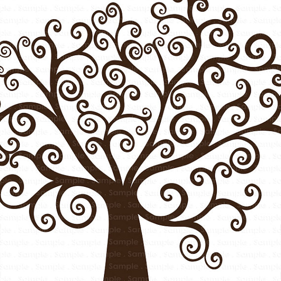 Fishscraps   Whimsical Tree Clipart Family Tree Clip Art Wish Tree