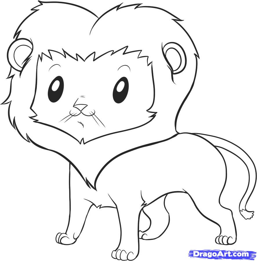How To Draw An Easy Lion Step 6