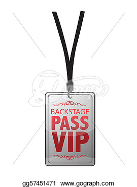 Illustration   Backstage Pass Vip  Eps Clipart Gg57451471   Gograph
