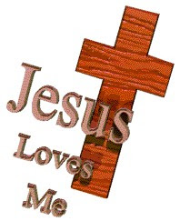 Jesus Loves Me Letters And Wooden Cross Clip Art Picture Download Free