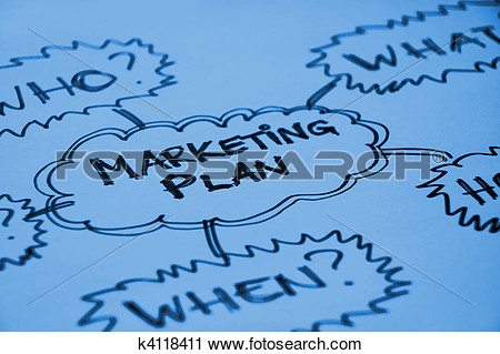 Marketing Plan Graph With Questions Who What When