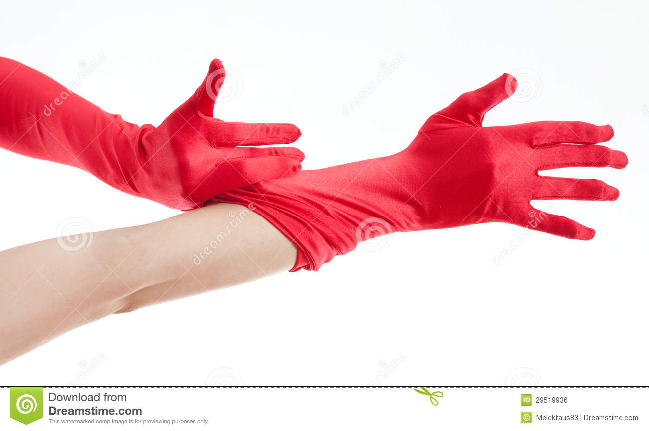 Red Women S Gloves Royalty Free Stock Image   Image  29519936