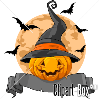 Related Halloween Pumpkin Banner Cliparts