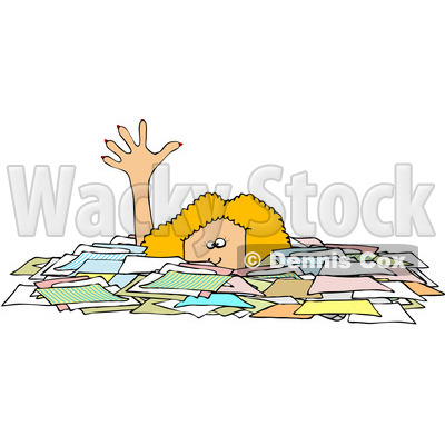 Royalty Free  Rf  Clipart Illustration Of A Caucasian Businesswoman