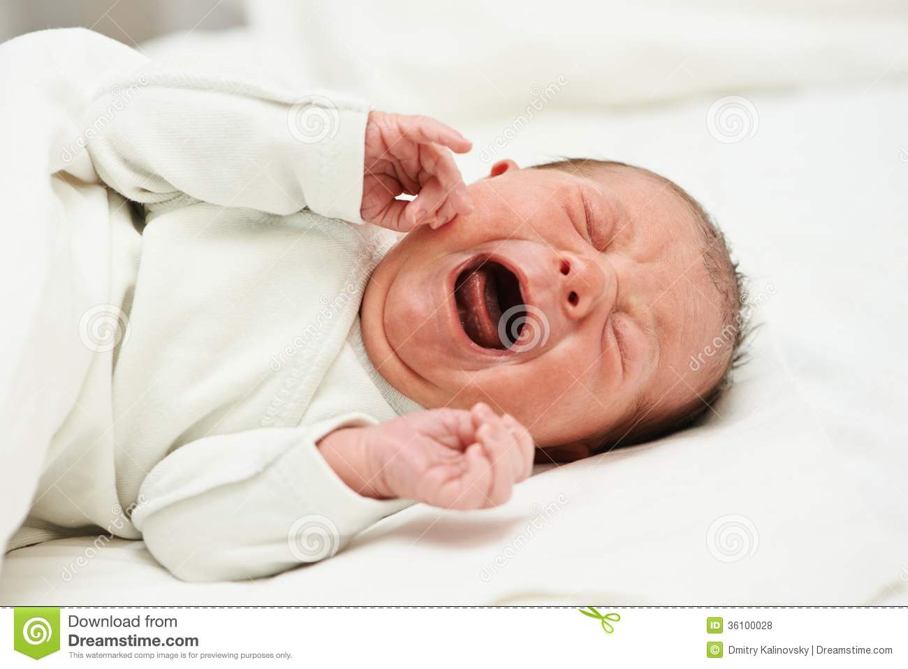 Screaming Newborn Baby Royalty Free Stock Photos   Image  36100028