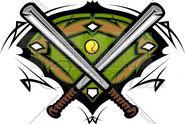 Softball Field Clipart Clipart In An Easy To Edit Vector Format 