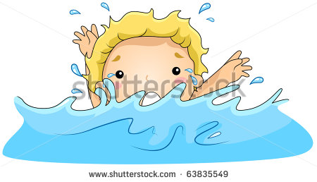 Stock Images Similar To Id 102269611   A Cartoon Drowning Man
