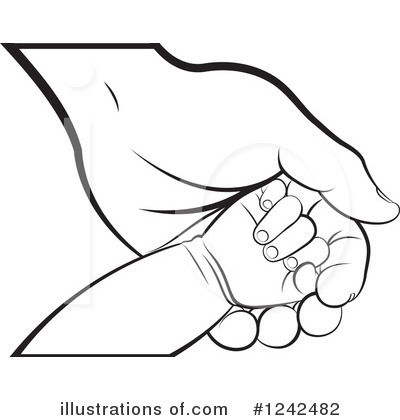 Touch Hands Colouring Pages