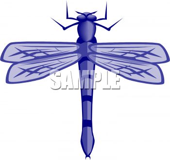 0511 1003 2221 2445 Blue Dragonfly Clipart Image Jpg