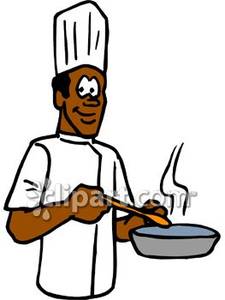 Cooking Soup On The Stove Clipart Image Food   A Couple In The