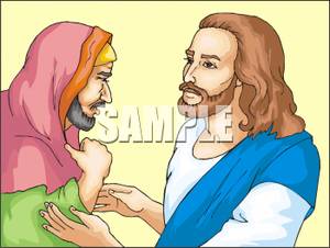 Jesus Performing Miracles Clipart Picture