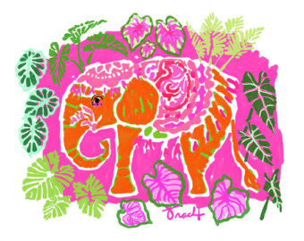 Lilly Pulitzer Clipart