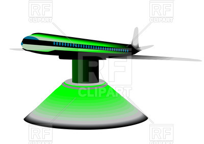 Model Of Airplane Download Royalty Free Vector Clipart  Eps