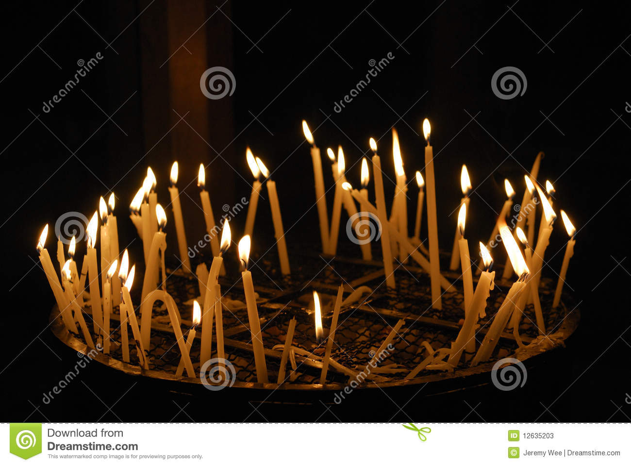 More Similar Stock Images Of   Burning Candles In A Church