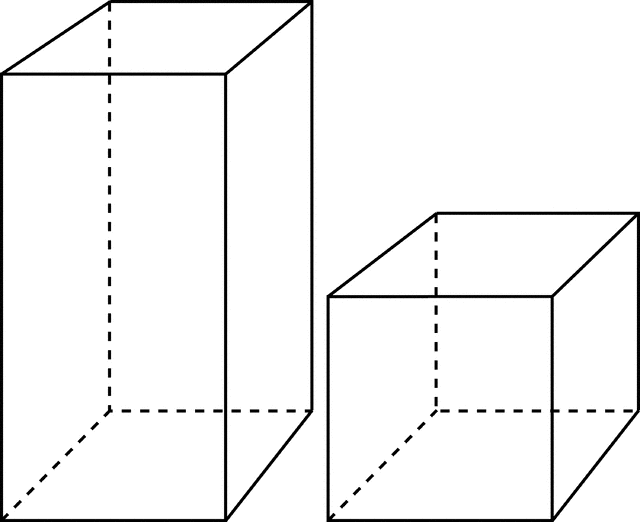Rectangular Prisms Including Cubes Triangular Prisms Including