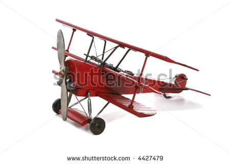 Red Vintage Airplane Clipart An Old Antique Model Airplane