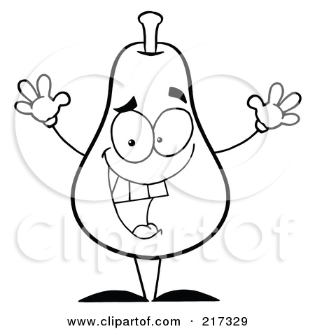 Royalty Free  Rf  Illustrations   Clipart Of Pear Characters  1