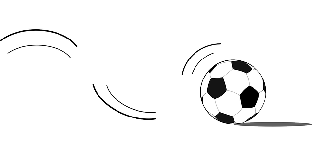 Soccer Football Ball Sport Playing Rolling   Public Domain