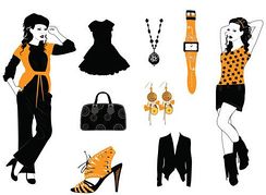 Spring Fashion Clipart And Illustrations