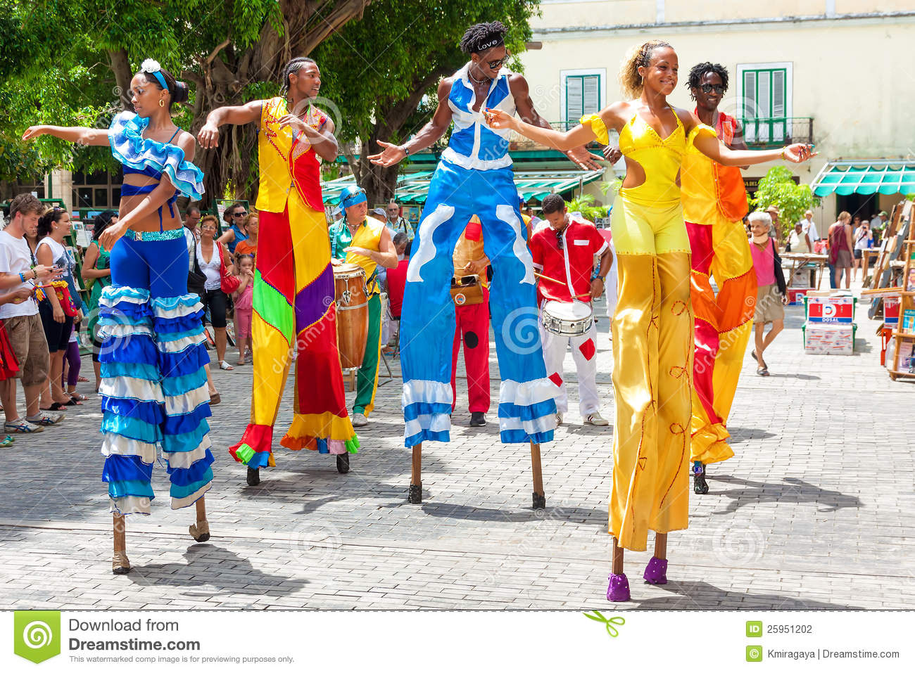 Street Dancers In Havana With Cuba Receiving Over Two Million Tourists    