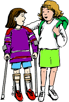 Two Friends  In Color    Clip Art Gallery