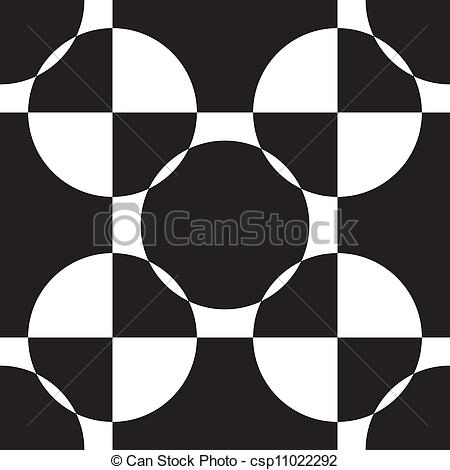 Vector   Abstract Black Quarter Circle Games   Stock Illustration