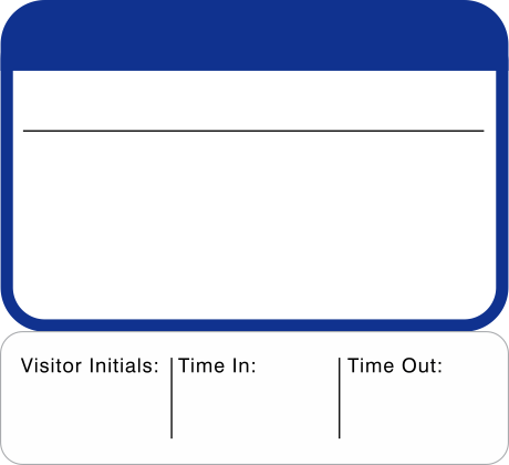 625 X 2 875 Customize Your Own School Visitor Pass