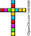 Colorful Cross Clipart