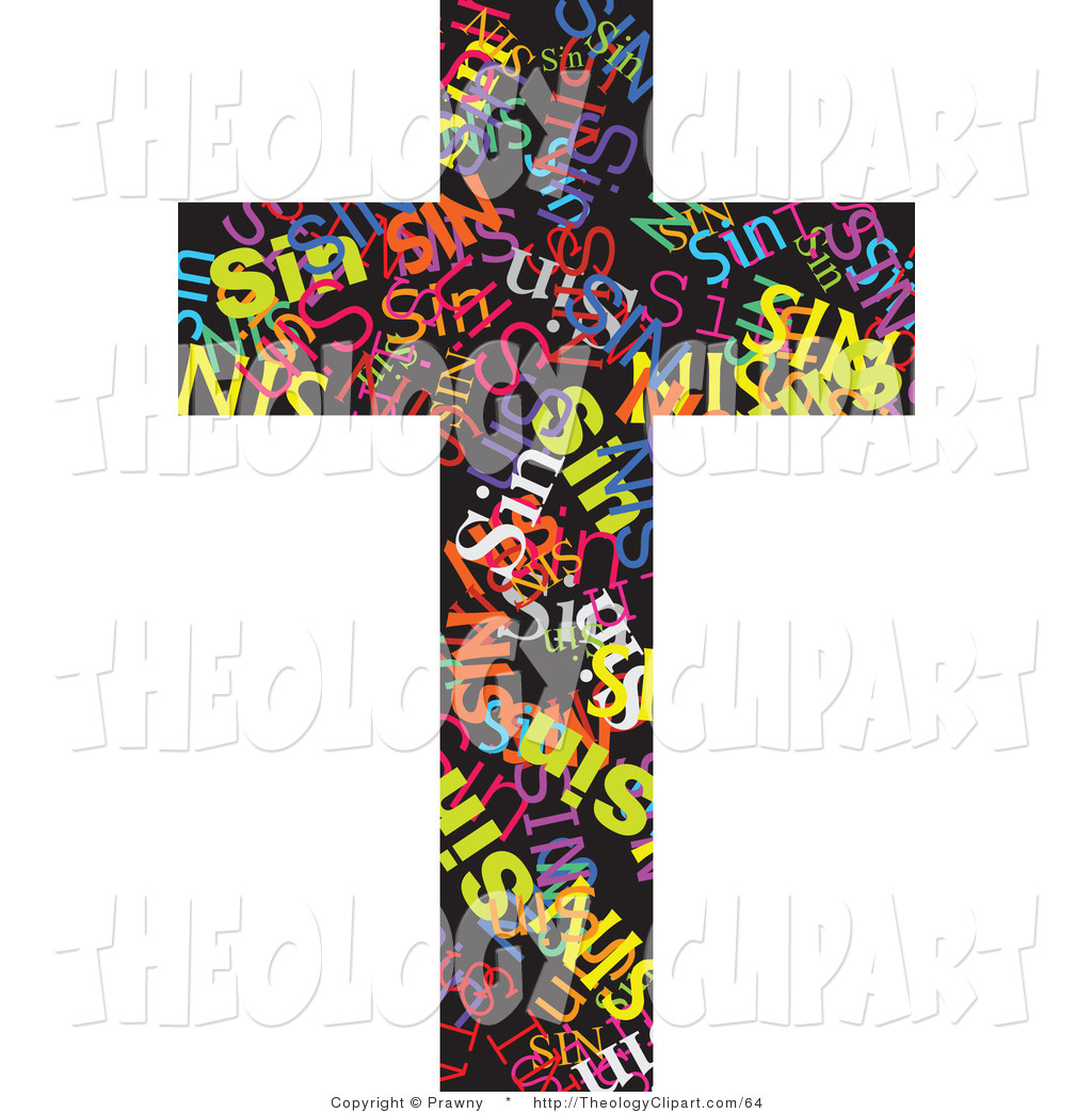 Colorful Crosses Clipart Clip Art Of A Black Cross With