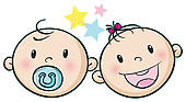 Happy Baby Faces Clip Art Clip Art  Baby Faces