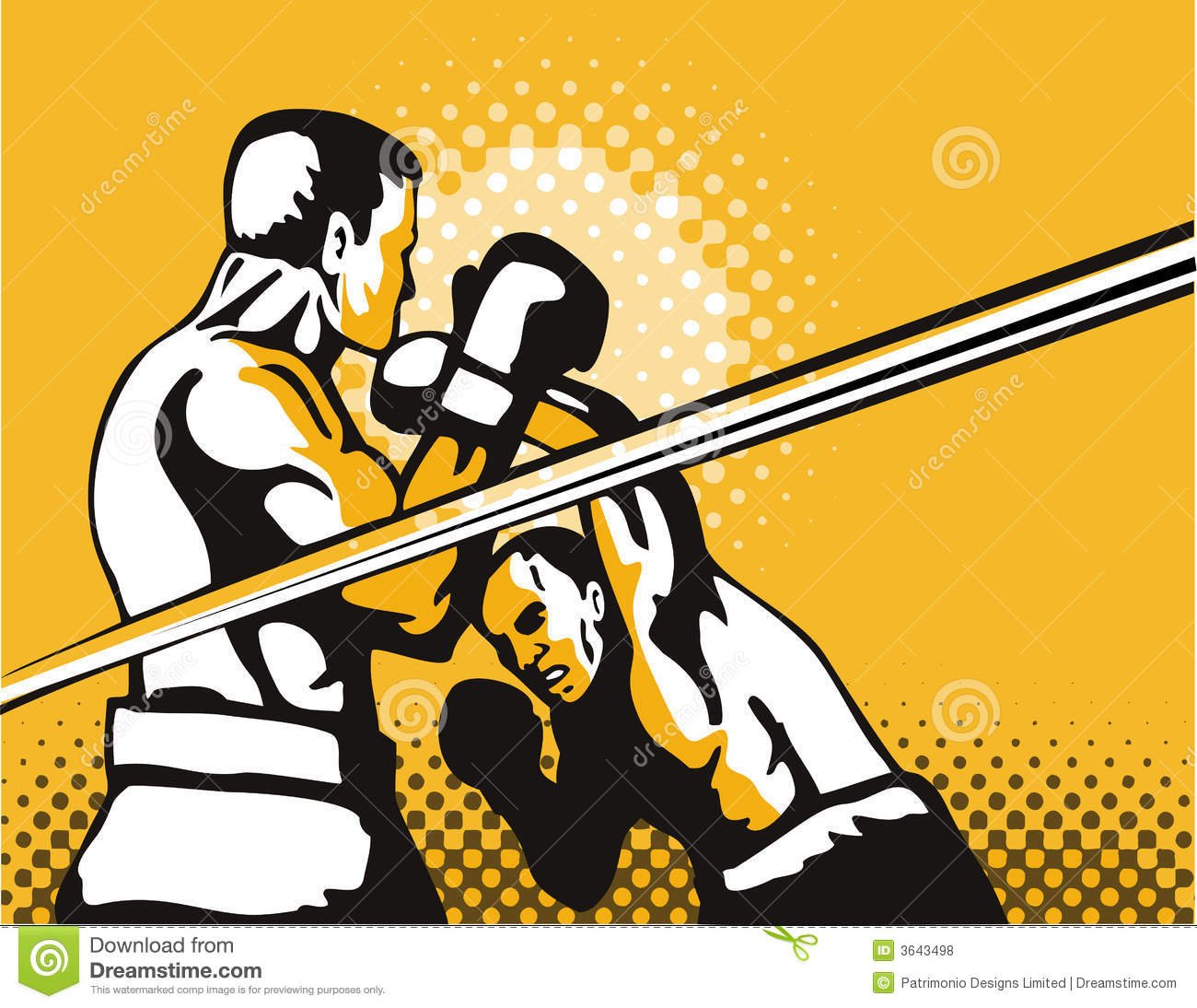Knockout Punch Stock Photo