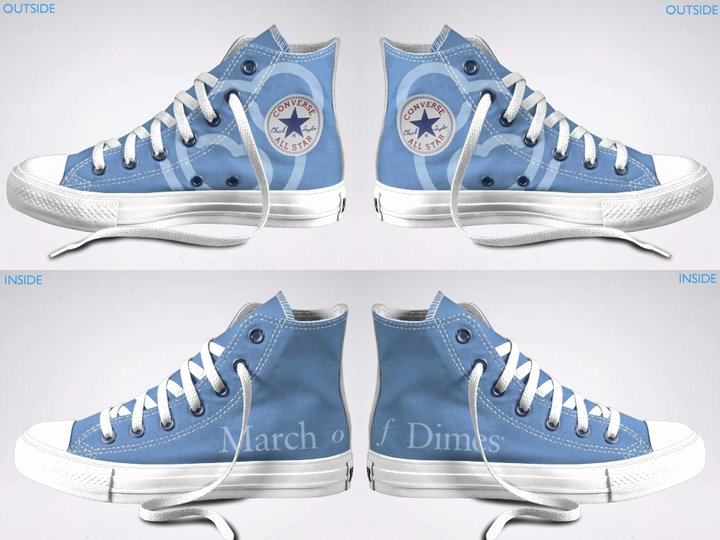 March Of Dimes Converse Shoes By Rurounivash On Deviantart