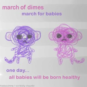 March Of Dimes Muunkis By Scribbly Muunki